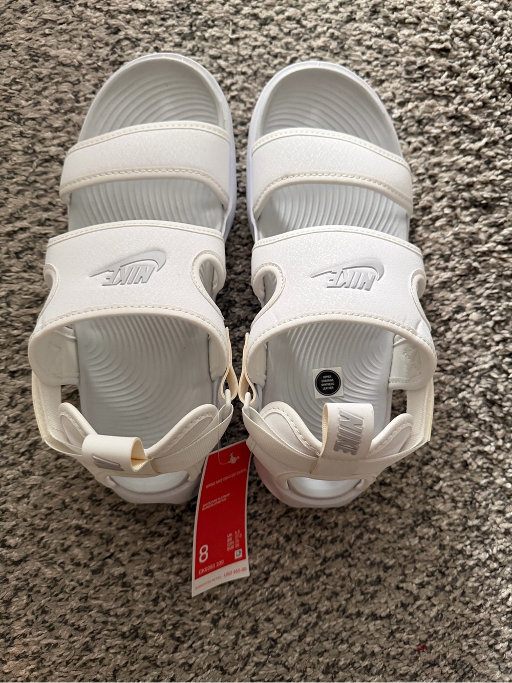 Nike Women’s White Strapped Sport Sandals